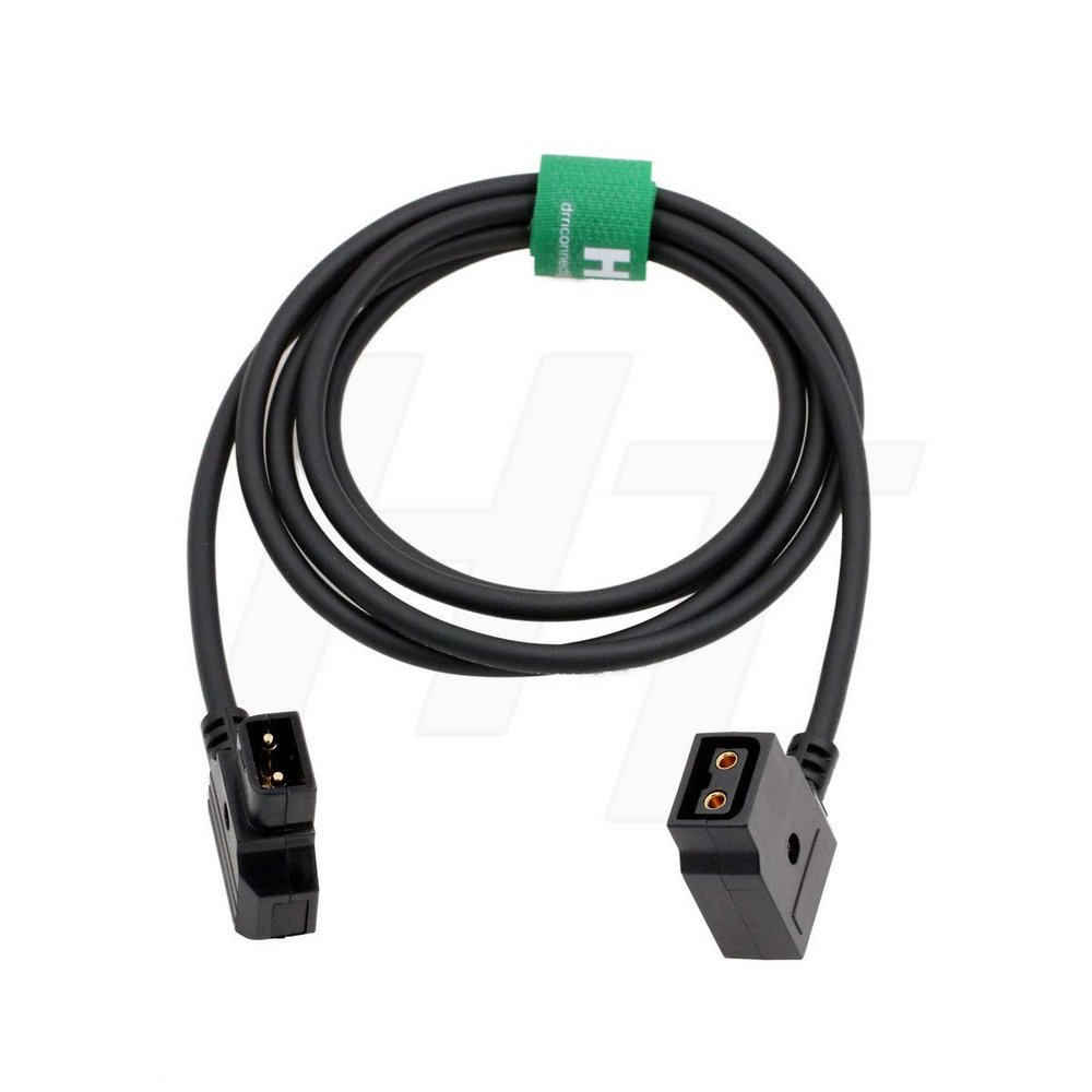 HangTon D-tap P-tap Male to Female Power Extension Cable for Anton-Bauer IDX V-Mount Gold Mount Battery (2m)