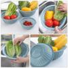 DOITOOL 3pcs Plastic Kitchen Drain Baskets for Washing Fruits Vegetables Multi-functional Strainers for Home Use and Food-safe Material view 4