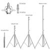 Stainless Steel Photography Video Tripod Stand, Spring Cushioned Heavy Duty Tripod Stand, 9.5ft/2.8m, Universal Adapter for Photography Studio Monolight Reflector Portrait view 3