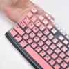 Keyboard Cover for Logitech MK370 MK295 MK270 K270 Keyboard, Logitech MK370 MK270 K270 Keyboard Skin Protector - Gradual Pink view 2