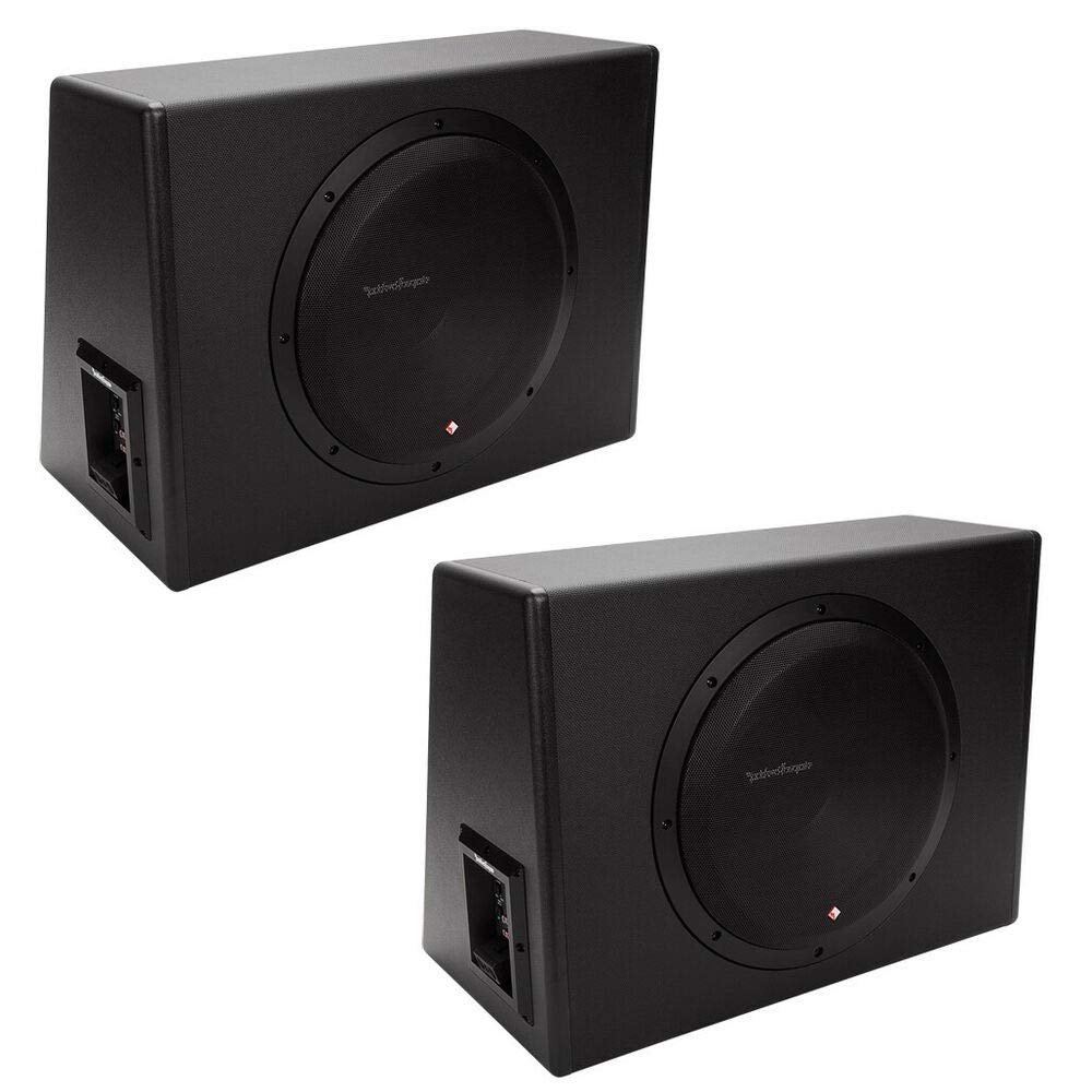 12" 300Single Powered Subwoofer Sub Enclosure (2 Pack)