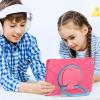 360 Degree Rotating Bracket iPad Air3 Pro10.5 case with Shoulder Strap & Pencil Holder & Handle Shockproof and dustproof Child Protection Cover (iPadPro10.5/Air3, Rose red+Blue) view 4
