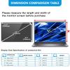 FILMEXT Laptop Privacy Screen 13.3", Privacy Screen Filter for Laptop 13.3" Asus/ 13.3" Acer/13.3 HP/Dell/Toshiba 16:9, Anti-Spy,Anti-Glare,Blocks 99% UV & Blue Light -Matte Privacy Screen Protector view 2