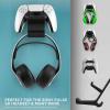 Linkidea Gaming Headset & Controller Holder, Dual Gamepad Controller & Headphone Hanger for PS5, PS4, Xbox One, Xbox 360, Pulse 3D Headset, Wall Mount Stand Universal Headsets (Black) view 3