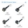 10Gtek MiniSAS HD SFF-8643 Breakout to 4xSATA Cable, for Server JBOD/Storage Tray & SAS RAID Controller Compatibility, 0.75~0.8m(2.46~2.62ft) view 4