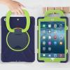 360 Degree Rotating Bracket iPad Air3 Pro10.5 case with Shoulder Strap & Pencil Holder & Handle Shockproof and dustproof Child Protection Cover (iPadPro10.5/Air3, Navy Blue+Lime) view 2