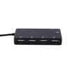 01 4 Port OTG Cable Adapter, 4 Port Micro USB Hub USB2.0 OTG Extension Adapter Charging Cable for Smartphone and Tablet Cable Converter 4 Port USB 2.0 Data Hub view 1