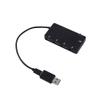 01 4 Port OTG Cable Adapter, 4 Port Micro USB Hub USB2.0 OTG Extension Adapter Charging Cable for Smartphone and Tablet Cable Converter 4 Port USB 2.0 Data Hub view 2