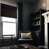 MOOD Custom Bamboo Shades | Rustic | Cordless Bamboo Roman Shades for Windows and Doors (Natural Woven) | Rustic Coffee (Great Privacy) | Custom Size view 2