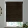 MOOD Custom Bamboo Shades | Rustic | Cordless Bamboo Roman Shades for Windows and Doors (Natural Woven) | Rustic Coffee (Great Privacy) | Custom Size view 3