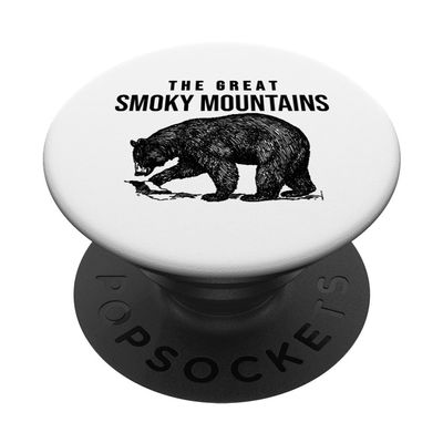 THE GREAT SMOKY MOUNTAINS NATIONAL PARK BLACK BEAR PopSockets Adhesive PopGrip