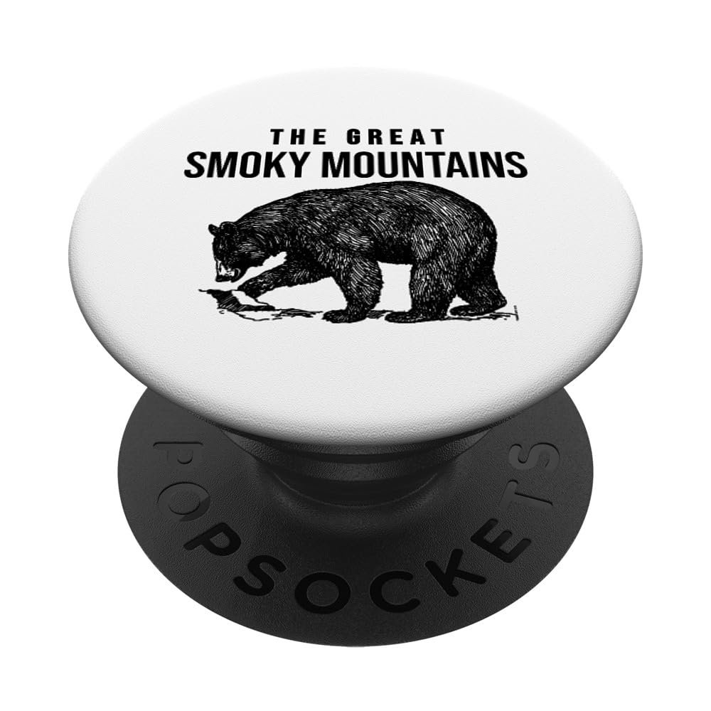 THE GREAT SMOKY MOUNTAINS NATIONAL PARK BLACK BEAR PopSockets Adhesive PopGrip