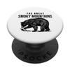 THE GREAT SMOKY MOUNTAINS NATIONAL PARK BLACK BEAR PopSockets Adhesive PopGrip view 1