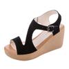 ZBYY Women's Platform Sandals Fish Mouth Wedge Ankle Strap Open Toe Sandals Comfy Summer Beach Travel Slip on Shoes view 2