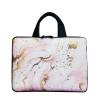 11" 11.6" 12" 12.1" 12.5" inch Laptop Carrying Bag Chromebook Case Notebook Ultrabook Bag Tablet Cover Neoprene Sleeve Fit Apple MacBook Air Samsung Google Acer HP DELL Lenovo Asus (Pink Marble) view 2