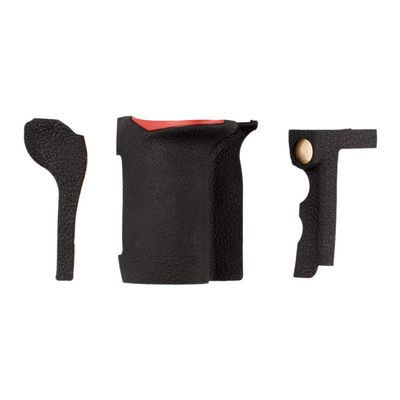 blackbezt Pixco Body Front Back Rubber Cover Shell Replacement Part Suit for Nikon D500 DSLR Camera