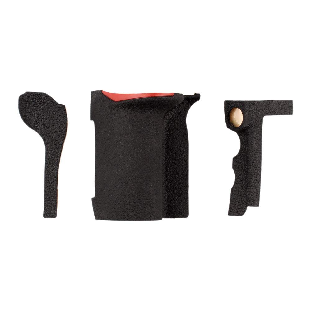 blackbezt Pixco Body Front Back Rubber Cover Shell Replacement Part Suit for Nikon D500 DSLR Camera