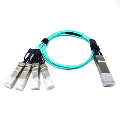 40GBASE QSFP+ to SFP+ OM3 Active Optical Cable Compatible with Cisco QSFP-4X10G-AOC1M AOC3M AOC5M AOC7M AOC10M (10m)