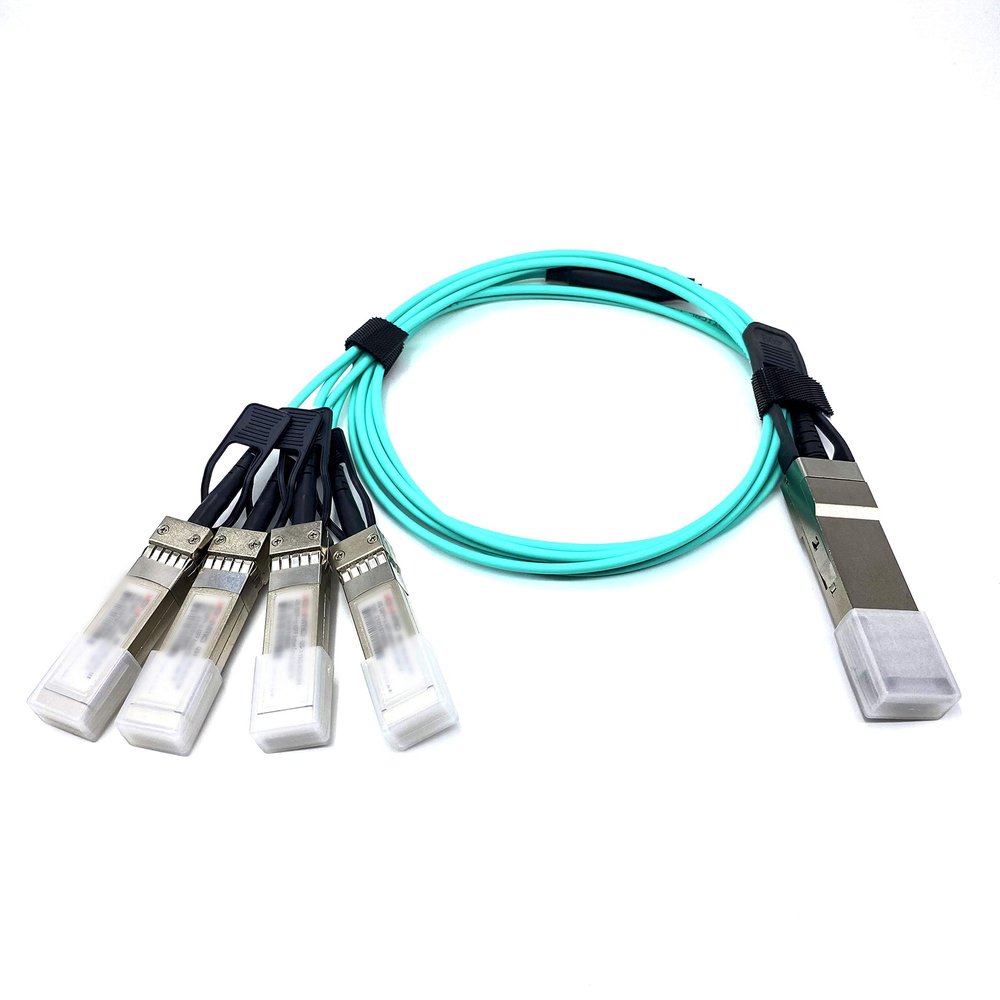 40GBASE QSFP+ to SFP+ OM3 Active Optical Cable Compatible with Cisco QSFP-4X10G-AOC1M AOC3M AOC5M AOC7M AOC10M (10m)