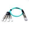 40GBASE QSFP+ to SFP+ OM3 Active Optical Cable Compatible with Cisco QSFP-4X10G-AOC1M AOC3M AOC5M AOC7M AOC10M (10m) view 1