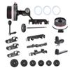Foto4easy JTZ DP30 Dual Follow Focus with 15mm/19mm Rail Rod Clamp Sytem KIT for FS5 FS7 A7M2 A7 A7R A7S C100 C300 C500 Blackmagic URSA Mini BMCC BMPCC 4K 6K ARRI Lens Video Cinema DSLR Cameras view 2