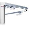 Custom Size Flexible Bendable Curved Electric Motorized Traverse Remote Controlled Drapery Track for Corner or Bay Window 158 CL200BT-CT view 1