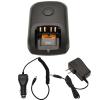 Desktop Charger DC 12V/24V Car Charger Compatible with Motorola XPR6350 XPR6380 XPR6550 XPR6580 XPR7350 XPR7380 XPR7550 XPR7580 XPR7350e XPR7380e XPR7550e XPR7580e XPR3300 XPR3500 XPR3300e XPR3500e view 1