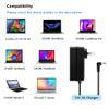 12V 2A Charger for Chuwi UBook X GemiBook Pro 14'' GemiBook 13''IPS HeroBook Pro 14.1'' IPS Pro+ 13.3 LarkBook 13.3 LincPlus P3 P4 1409 1429 P2 P1 TECLAST F5R F6 F6S F6 Plus F6 PRO F7S F7 AIR view 2