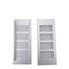Aicosineg Sliver Aluminum Alloy Air Vents Small Rectangle Ventilation Grille Louvered Grill Covers Square Air Grilles Registers for Kitchen Sink Wardrobe Shoes Cabinet (2Pcs 7.87inx3.15in(L x W)) view 1