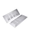 Aicosineg Sliver Aluminum Alloy Air Vents Small Rectangle Ventilation Grille Louvered Grill Covers Square Air Grilles Registers for Kitchen Sink Wardrobe Shoes Cabinet (2Pcs 7.87inx3.15in(L x W)) view 2