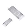 Aicosineg Sliver Aluminum Alloy Air Vents Small Rectangle Ventilation Grille Louvered Grill Covers Square Air Grilles Registers for Kitchen Sink Wardrobe Shoes Cabinet (2Pcs 7.87inx3.15in(L x W)) view 4