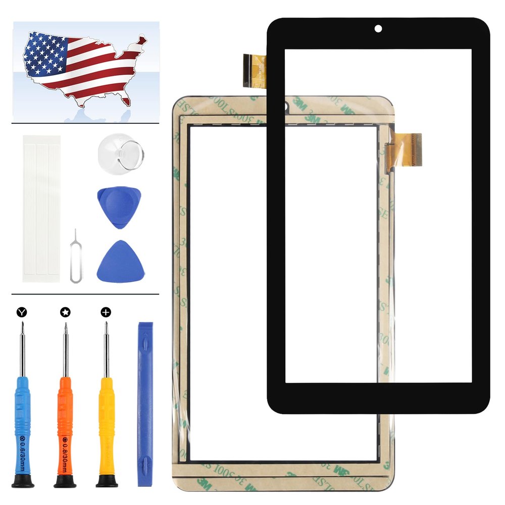 New 7" for ONN 100015685 Tablet PC Touch Screen Digitizer for ONN 100015685 Screen Replacement Sensor Full Glass Panel Kits