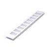 Aicosineg Aluminum Alloy Air Vents Small Rectangle Ventilation Grilles Louvered Grill Covers Square Air Grille Registers for Kitchen Sink Wardrobe Shoes Cabinet Silver(1Pcs 15.75inx 3.15in(L x W)) view 1