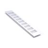 Aicosineg Aluminum Alloy Air Vents Small Rectangle Ventilation Grilles Louvered Grill Covers Square Air Grille Registers for Kitchen Sink Wardrobe Shoes Cabinet Silver(1Pcs 15.75inx 3.15in(L x W)) view 2