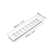 Aicosineg Aluminum Alloy Air Vents Small Rectangle Ventilation Grilles Louvered Grill Covers Square Air Grille Registers for Kitchen Sink Wardrobe Shoes Cabinet Silver(1Pcs 15.75inx 3.15in(L x W)) view 3