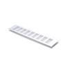 Aicosineg Aluminum Alloy Air Vents Small Rectangle Ventilation Grilles Louvered Grill Covers Square Air Grille Registers for Kitchen Sink Wardrobe Shoes Cabinet Silver(1Pcs 15.75inx 3.15in(L x W)) view 4