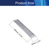 Aicosineg Air Vents Aluminum Alloy Air Vents Small Rectangle Air Grilles Square Ventilation Grilles Louvered Grill Cover for Walls Ceilings Kitchen Sink Wardrobe Shoes Cabinets Silver 11.81x1.97in view 2