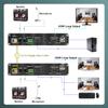 1080P HDMI KVM Fiber Extender Multifunction HDMI Video Optical Transceiver Full HD SM 20km HDMI to Fiber Converter Single-Mode Support USB Mouse Keyboard RS232 GPIO 3.5mm Bidirectional Stereo Audio view 4