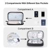 DDgro Electronics Travel Organizer, Tech Accessories Pouch Bag for Cables/Charger & Cords (Small, Black) view 2