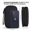 DDgro Electronics Travel Organizer, Tech Accessories Pouch Bag for Cables/Charger & Cords (Small, Black) view 3