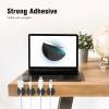 12 Pack Cable Clips, Znben Cord Organizer Holder Adhesive Cable Management Charger Wire Holder Clips for Desk, Home, Office, Car, Cubicle, Nightstand Black view 4
