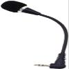 Alishaday Mini Microphone Mini Notebook Mic 3.5 mm Socket Notebook Microphone, Compatible for PC Laptop Notebook (1 Piece/Black) view 1