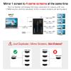 avedio Links 4K@60Hz HDMI Splitter 1 in 4 Out with 4 feet Hdmi Cable, 1x4 HDMI Splitter Duplicate/Mirror Screen, 4 Way Splitters Support Full HD 1080P 3D, Compatible with HDTV, PS5, Projector view 3