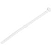 4XEM 250 Pack 10 Cable Ties - White Medium Nylon/Plastic Zip Tie view 1