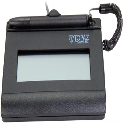 Topaz Systems, SigLite T-LBK460-HSB-R 1x5 LCD Signature Capture Pad USB Connection Backlit Renewed