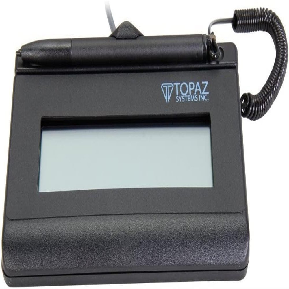 Topaz Systems, SigLite T-LBK460-HSB-R 1x5 LCD Signature Capture Pad USB Connection Backlit Renewed