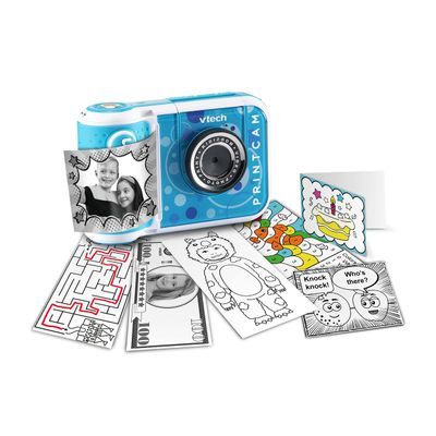 VTech KidiZoom PrintCam, High-Definition Digital Camera for Photos and Videos, Instant Prints, Flip-Out Selfie Camera, Kids Age 4 and up