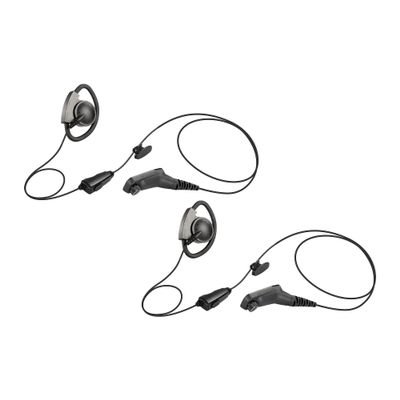 2 Pack ArrowMax AEH2000-M9 Earhook Headset Earpiece with Mic Compatible with Motorola Radios APX 8000 APX 7000 APX 4000 XPR 7350e XPR 7550 XPR 7580e APX6000 APX8000 XPR7550 XPR7550e APX 6000 XPR 7550e