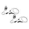2 Pack ArrowMax AEH2000-M9 Earhook Headset Earpiece with Mic Compatible with Motorola Radios APX 8000 APX 7000 APX 4000 XPR 7350e XPR 7550 XPR 7580e APX6000 APX8000 XPR7550 XPR7550e APX 6000 XPR 7550e view 1