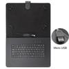 AKNICI 10-10.5 Inch Keyboard Case with Micro USB Plug/Type-C Plug, PU Leather Folio Stand Case Cover for All Android Tablet 10 10.1 10.4 10.5 Inch TECLAST Blackview DOOGEE UMIDIGI CHUWI Headwolf view 2